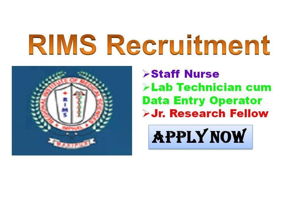RIMS Imphal Govt Staff Nurse Recruitment