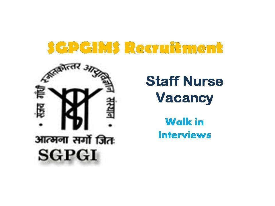 SGPGIMS Recruitment 2021